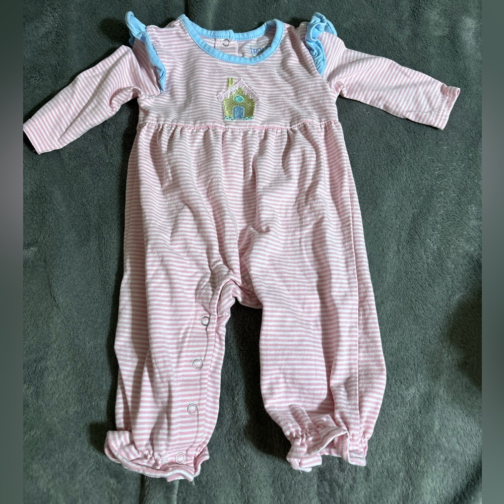 Itsy Bitsy gingerbread romper